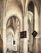 Pieter Jansz Saenredam Interior of the St Jacob Church in Utrecht Germany oil painting artist
